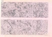 Becker - Lake Park, Audubon, Detroit, Toad Lake, Brandy Lake, Height of Land, Erie, Senjen, Cotton Lake, Minnesota State Atlas 1925c